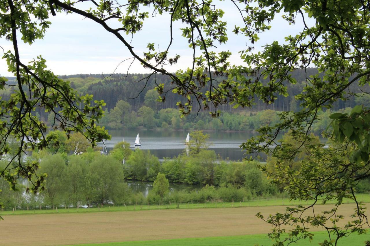 Ferienwohnung "Am Fischteich" Möhnesee Eksteriør billede